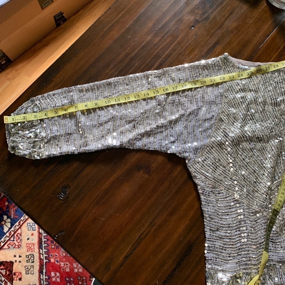 Vintage Judith Ann Creations Sparkly Hand-Sequined Top - Picture 8 of 8